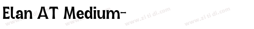 Elan AT Medium字体转换